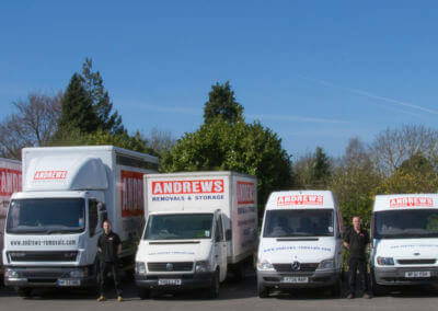 Gloucester Andrews Removals fleet